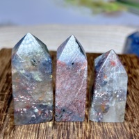 Healing Energy Iolite Tower Poilished Natural Wholesale Crystal Obelisk High Quality Gemstones Flash Reiki Small Gift