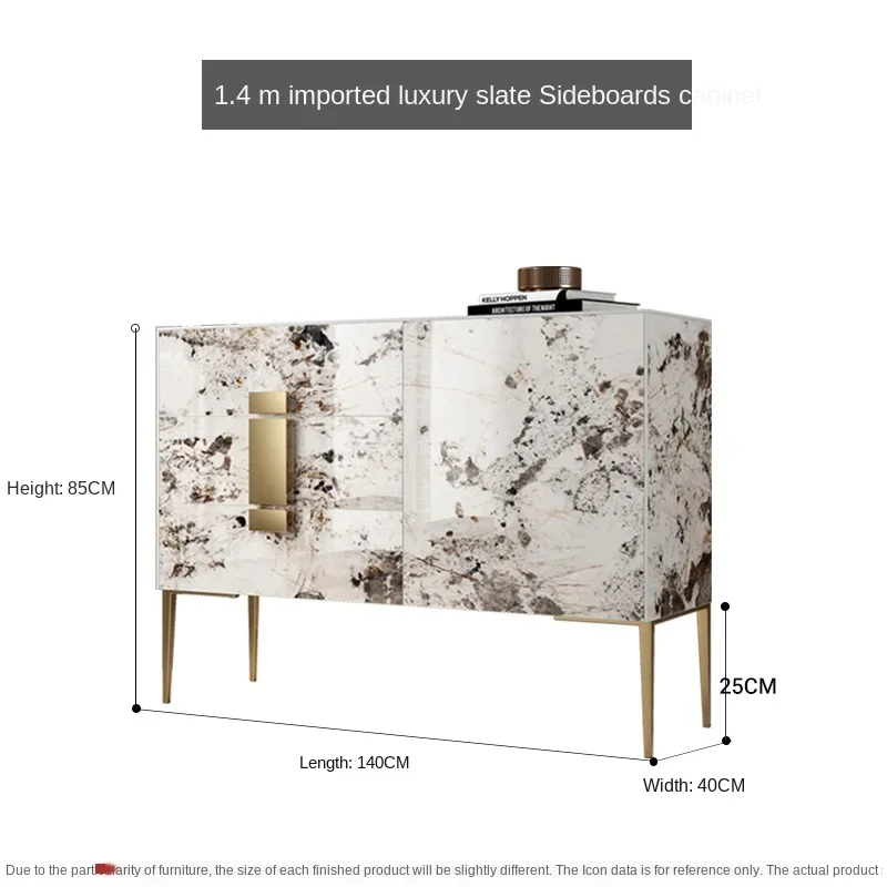 

Italian Affordable Luxury Style Stone Plate Entrance Cabinet