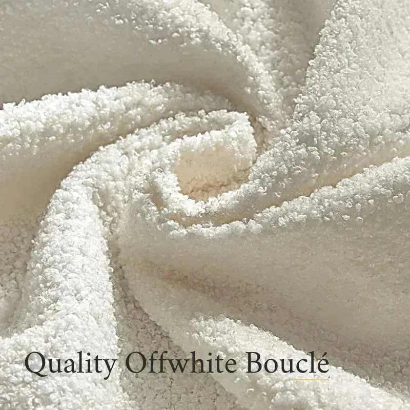 Sofá QAZ8-VAcc Juego de 2 piezas Sofá cómodo con asientos extra profundos. Sofá moderno - Sofá para sala de estar Salón de apartamento. Blanco roto B