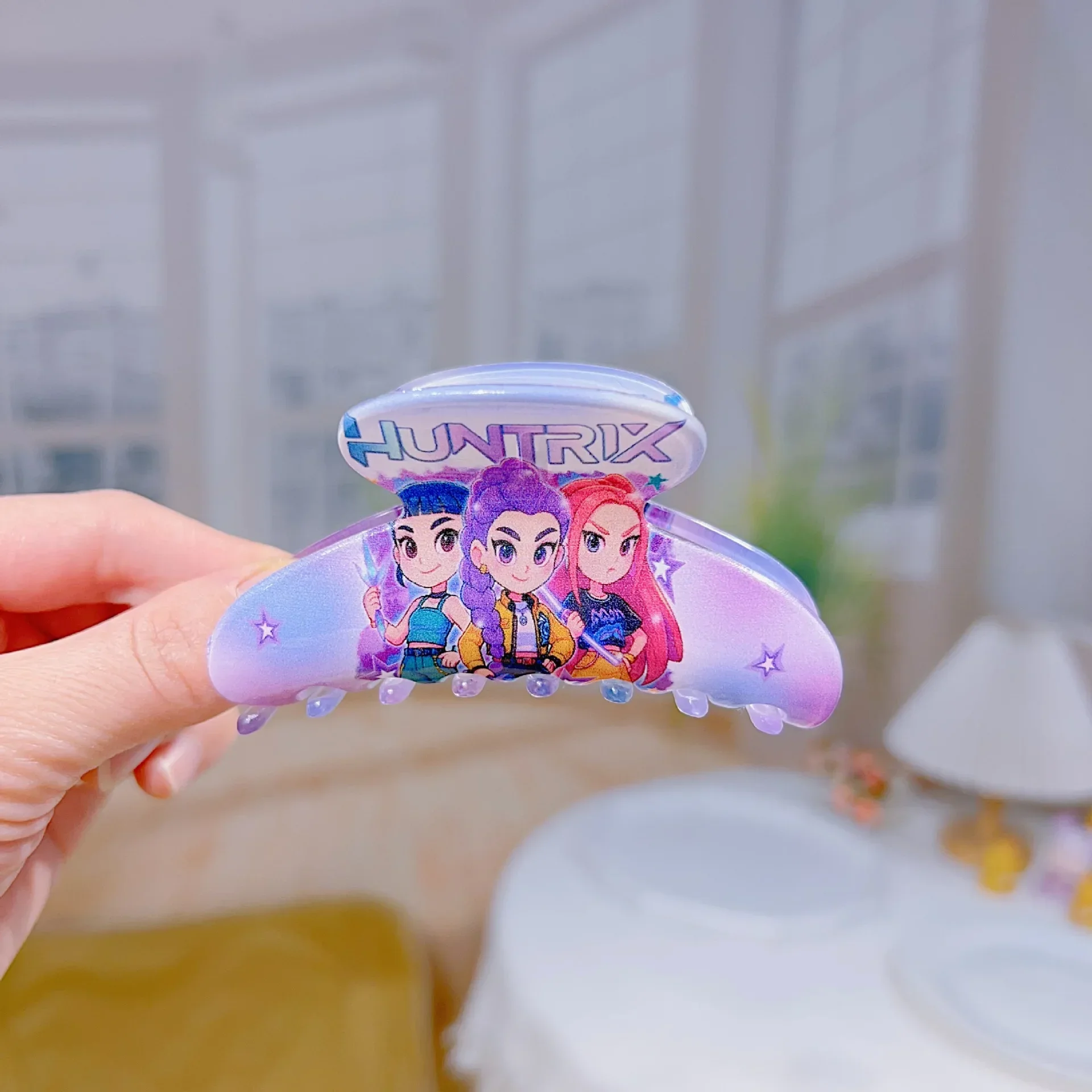 2026 HOT Neue Anime-Haarspangen „Jagdhexengruppe“ Krallenklammern Niedliche Plastik-Haaraccessoires Stilvolle Geschenke für Kinder und Mädchen – Detail 2