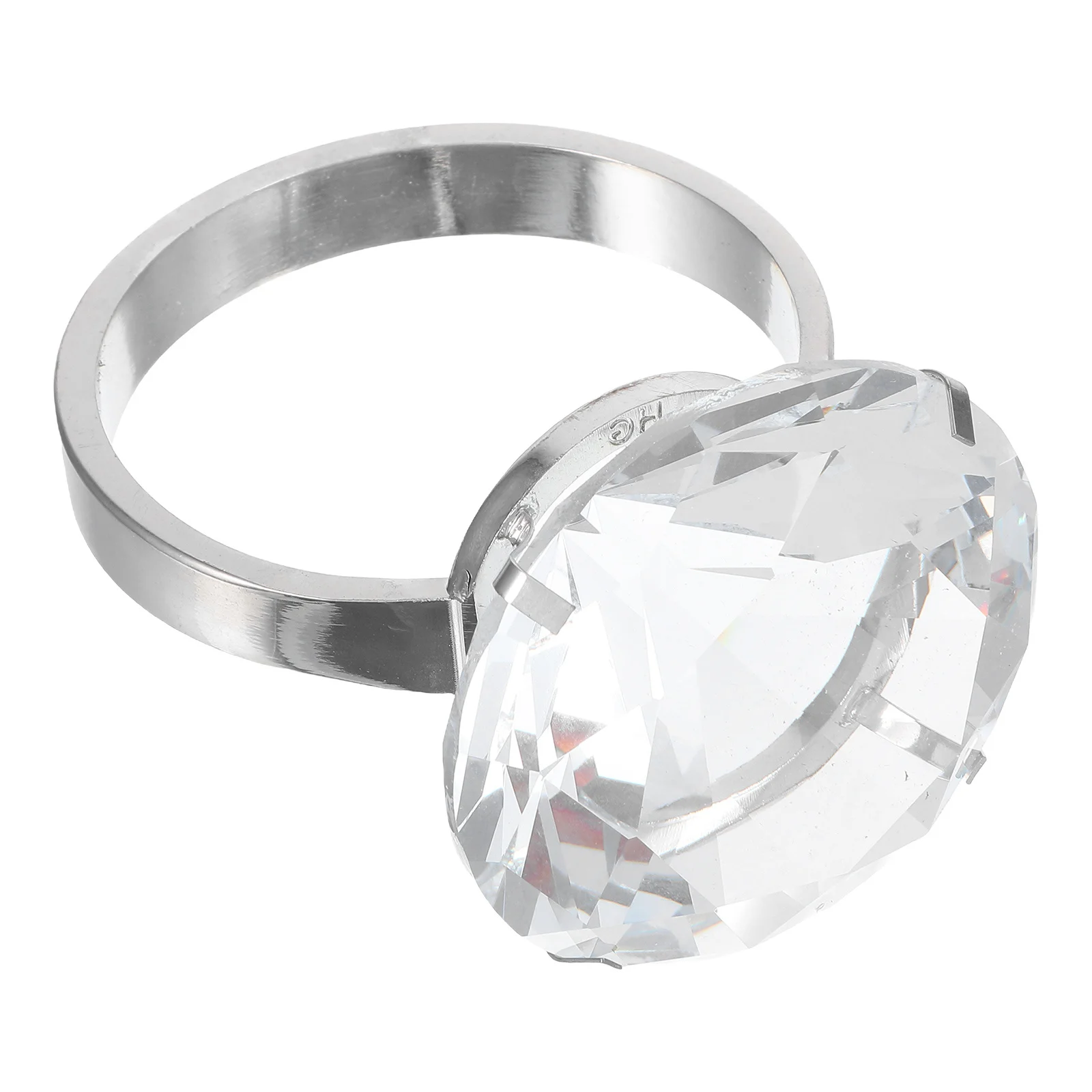 

Diamond Ring Desktop Adornment 60mm Material Home Office Lobby Decoration Present Ornament Figurines Adornment