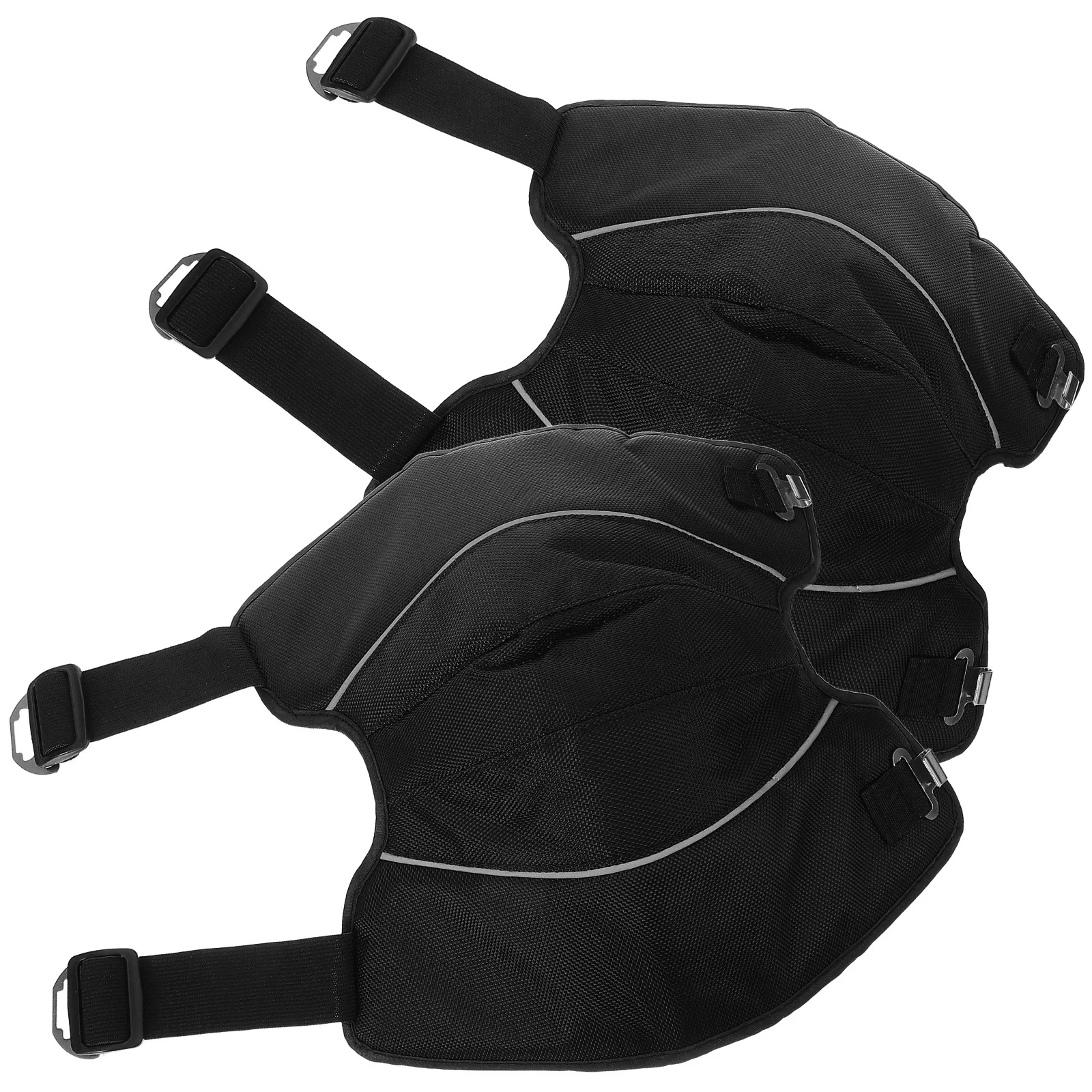

2Pcs Windproof Knee Pad Adjustable Motorcycle Protective Gear Comfortable Riding Pads Outdoor Sports Protection