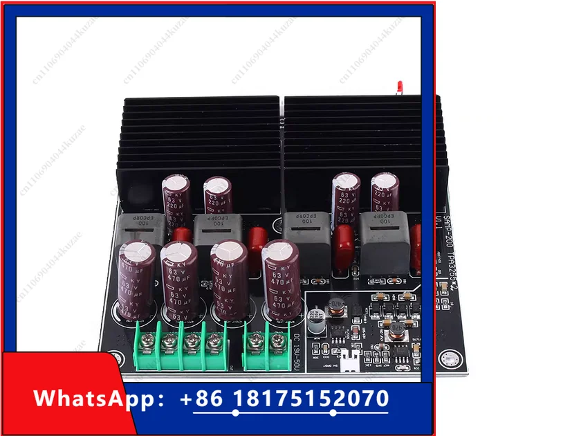 HLH Dual TPA3255 HIFI Fever Power Amplifier Board - Class D Dual Channel 600W+600W Stereo DIY Module