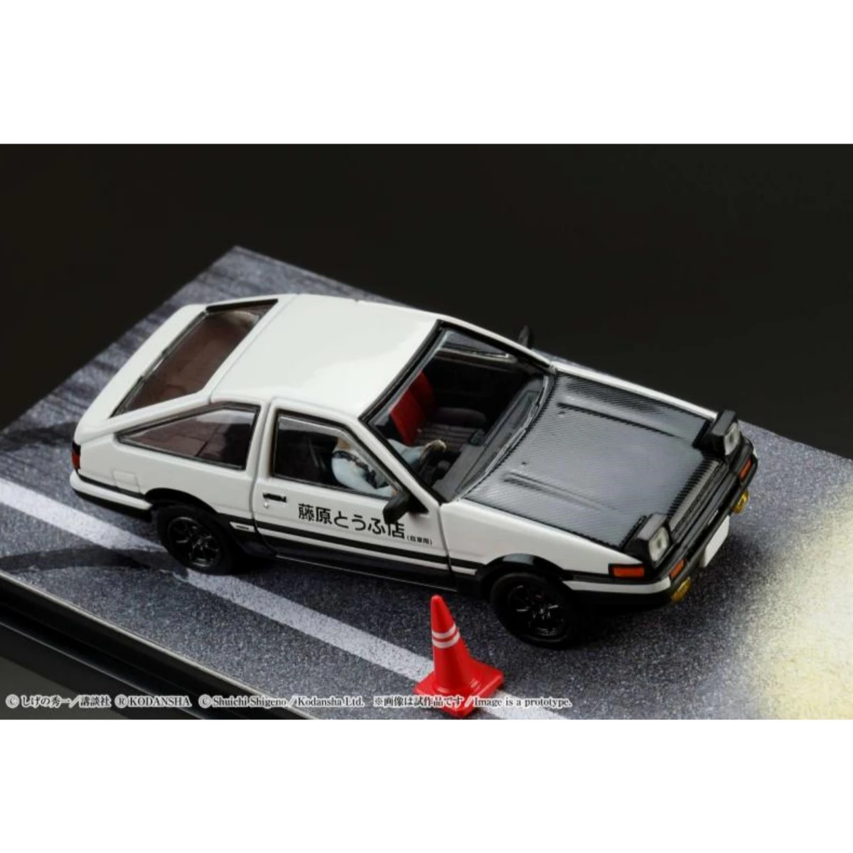 Hobby Japan 1:64 AE86 Initial D Diecast Model Car