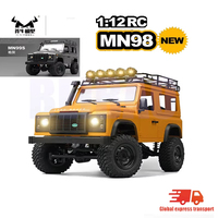 1:12 Scale MN-99S MN-98 RTR Version RC Car 2.4G 4WD RC Rock Crawler D90 Defender Pickup Remote Control Truck MN 99S Toys Gifts