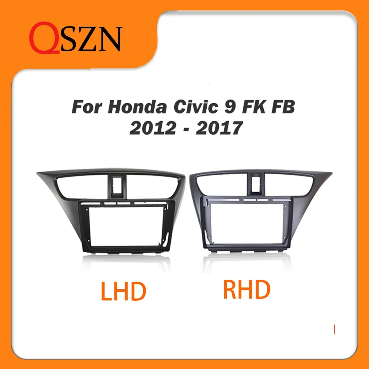 

QSZNCar Frame Fascia Adapter Canbus Box For Honda Civic Hatchback 2012-2017 Android Radio Dash Fitting Panel Kit