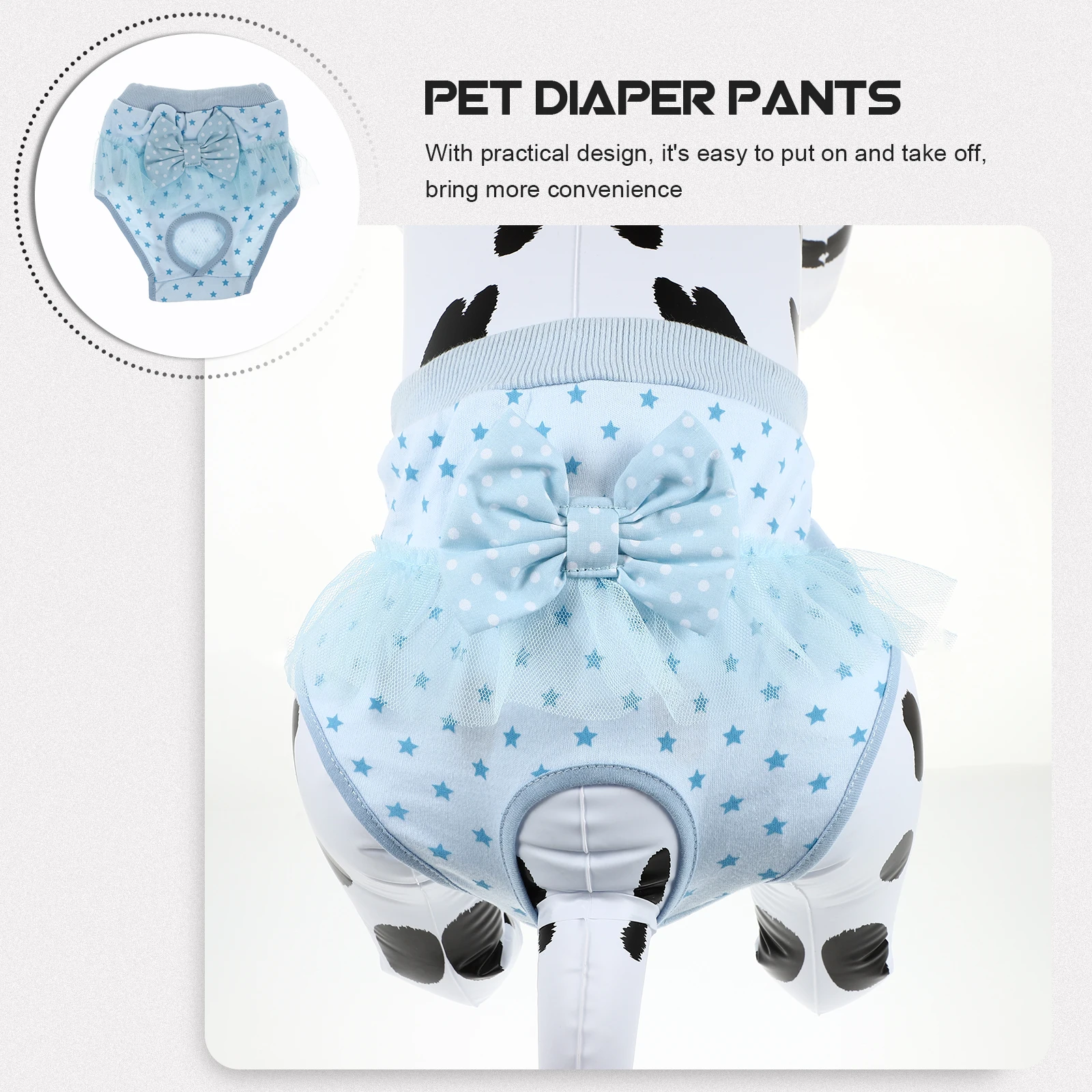 

Dog Diaper Female Dog Period Pants Comfortable Cotton Sanitary Panties Puppy Diaper Pants Leak Proof Pet Supply