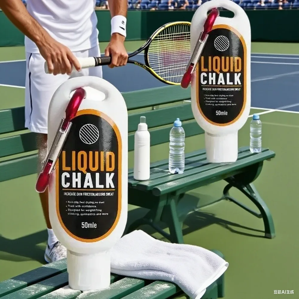 اللياقة البدنية السائل مسحوق المغنيسيوم تسلق الصخور المهنية الصف زيادة الاحتكاك قبضة المضادة للانزلاق مسحوق المغنيسيوم السائل 1 قطعة #4