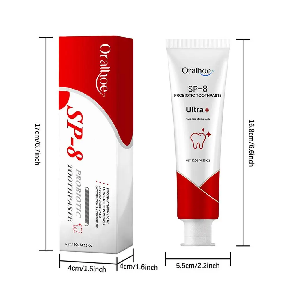 SP-8 Toothpaste Whitening Toothpaste Fresh Breath Triple Management Teeth Health Deep Product Probiotic Whitening Oral