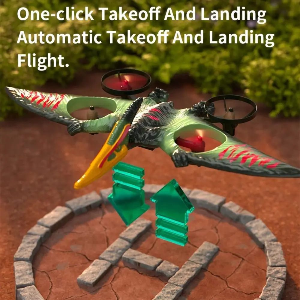 

EPP Foam RC Dinosaur Aircraft Glider Toy RC Drones Rechargeable Pterosaur RC Flying Toys with Light Durable