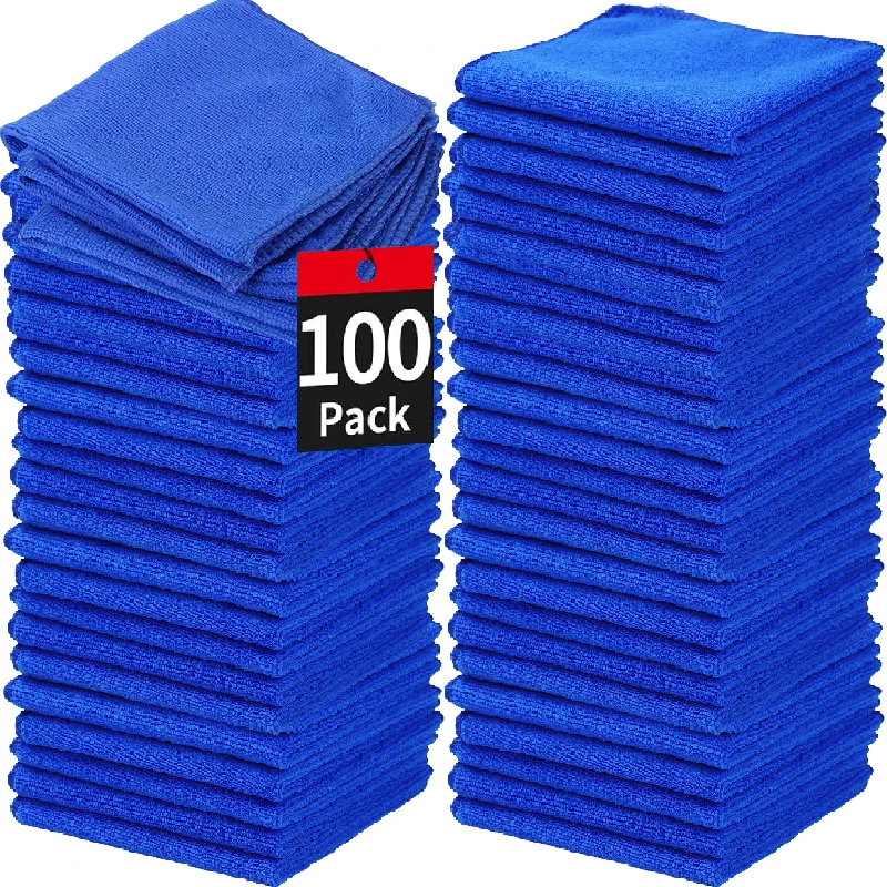 Microfiber Cleaning Cloths Lint Free Microfiber Cleaning Towel Cloths Reusable Cleaning Towels w/ Super Absorbent for Car Window