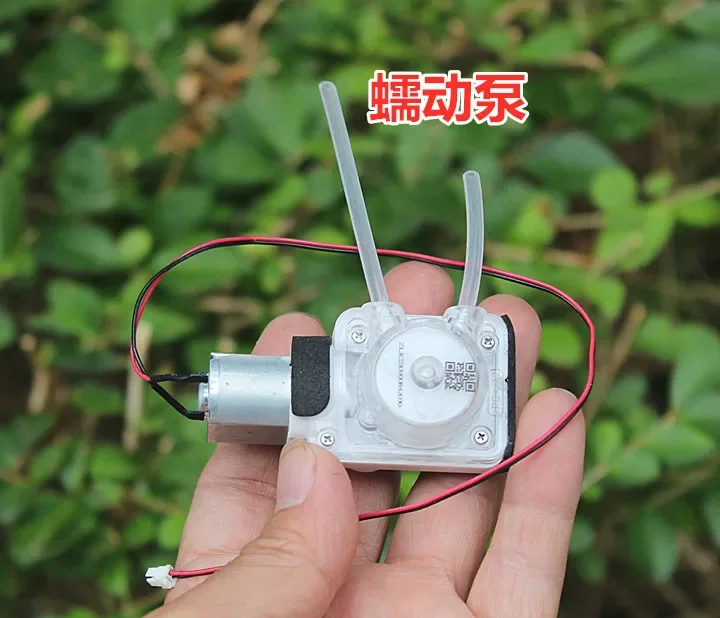 Micro DC 3V 3.7V Peristaltic Water Pump Self Priming Pump Can Change Flow Direction of Inlet and Outlet Small Liquid Pump