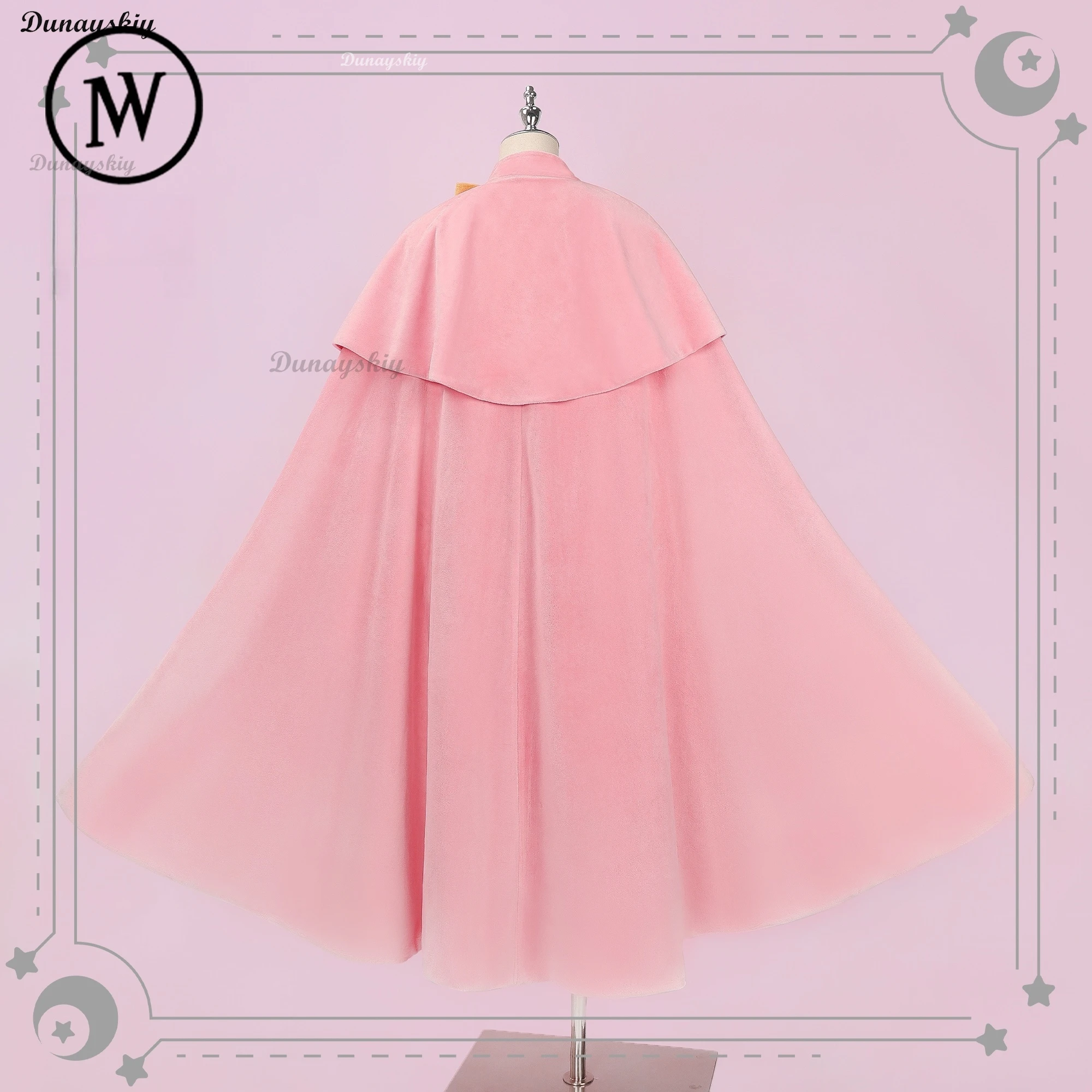 مجموعة كاردكابتور ساكورا كينوموتو ساكورا التأثيرية - عباءة الحكم الأخيرة الوردي، بذلة، قبعة وشعر مستعار |   كوسبلاي مخصص