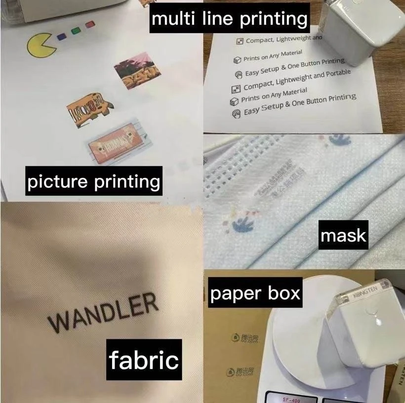 World's Smallest Mobile Color Printer Fast Dry Inkjet Cartridge Prints Everywhere!