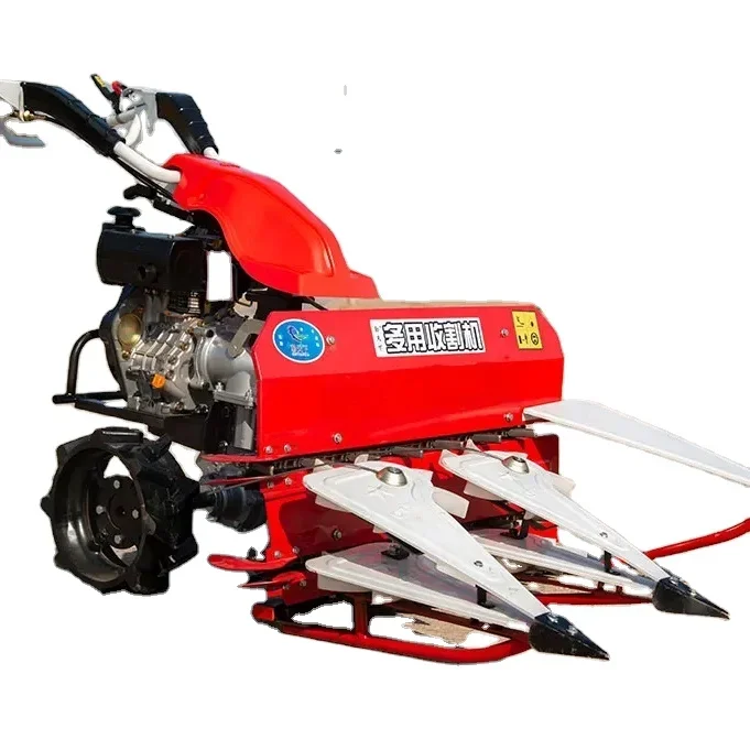 GD120C2  hot sale  factory best price wheat rice high quality walking type reaper  harvester