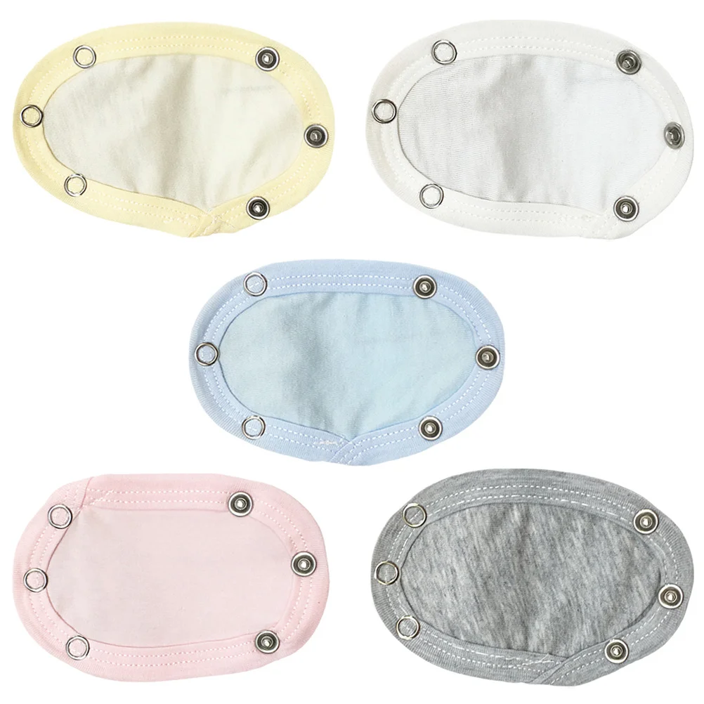 

5pcs toddler bodysuit extender cotton bodysuit extender cotton jumpsuits extender snap extender for baby bodysuit