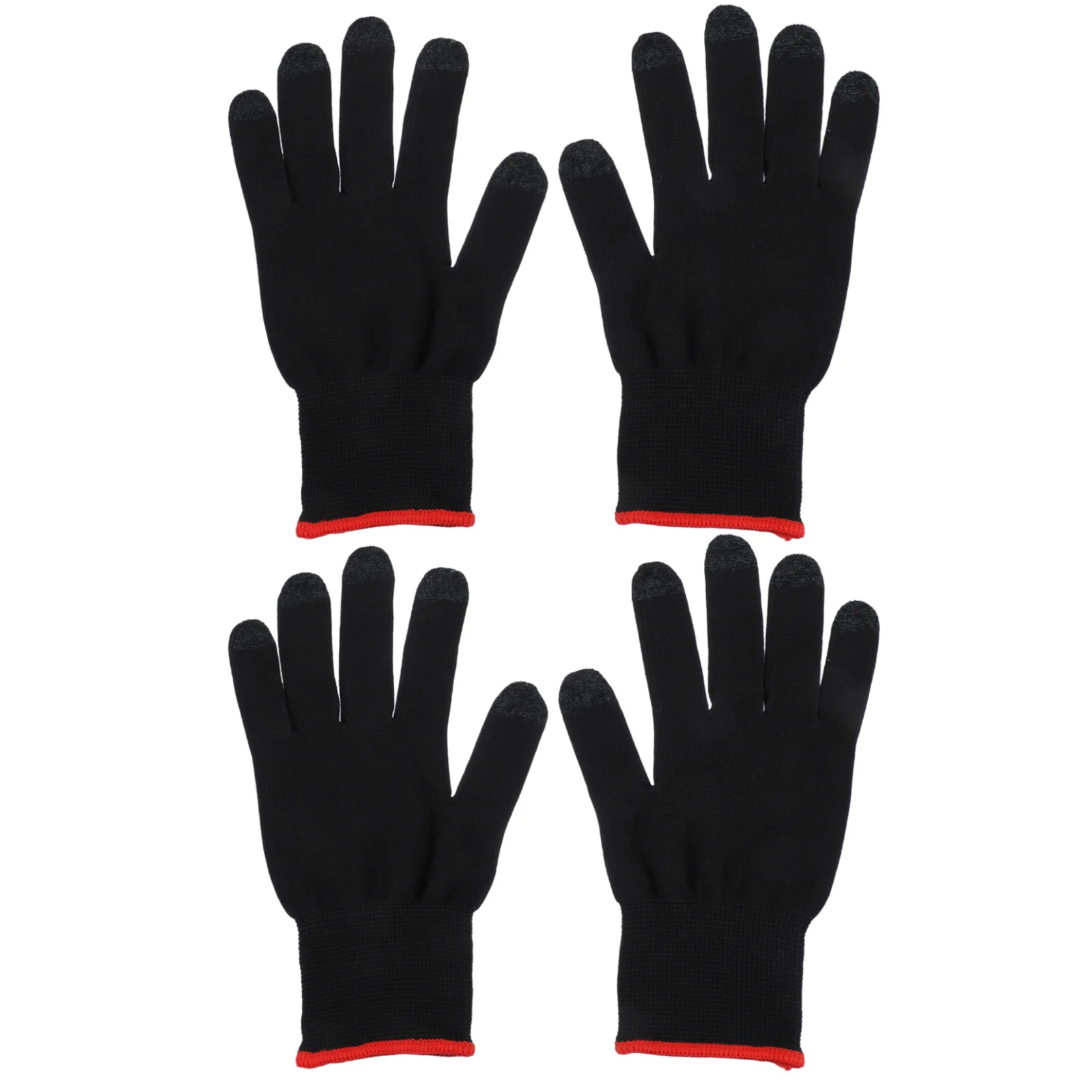 زوجان من قفازات الألعاب التي تعمل باللمس، أطراف أصابع مضادة للعرق، مريحة مناسبة لألعاب الهاتف المحمول، وحماية من الطقس البارد #3