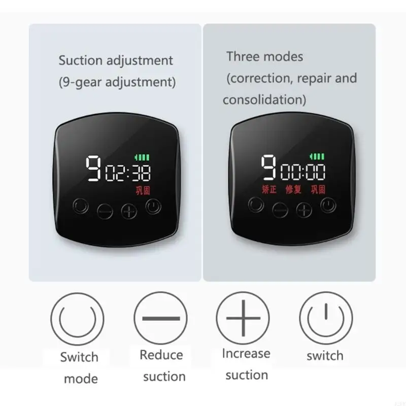 J2FF Corrector pezón eléctrico para pezones invertidos extractor pezón con tazas succión 3 tamaño Bomba