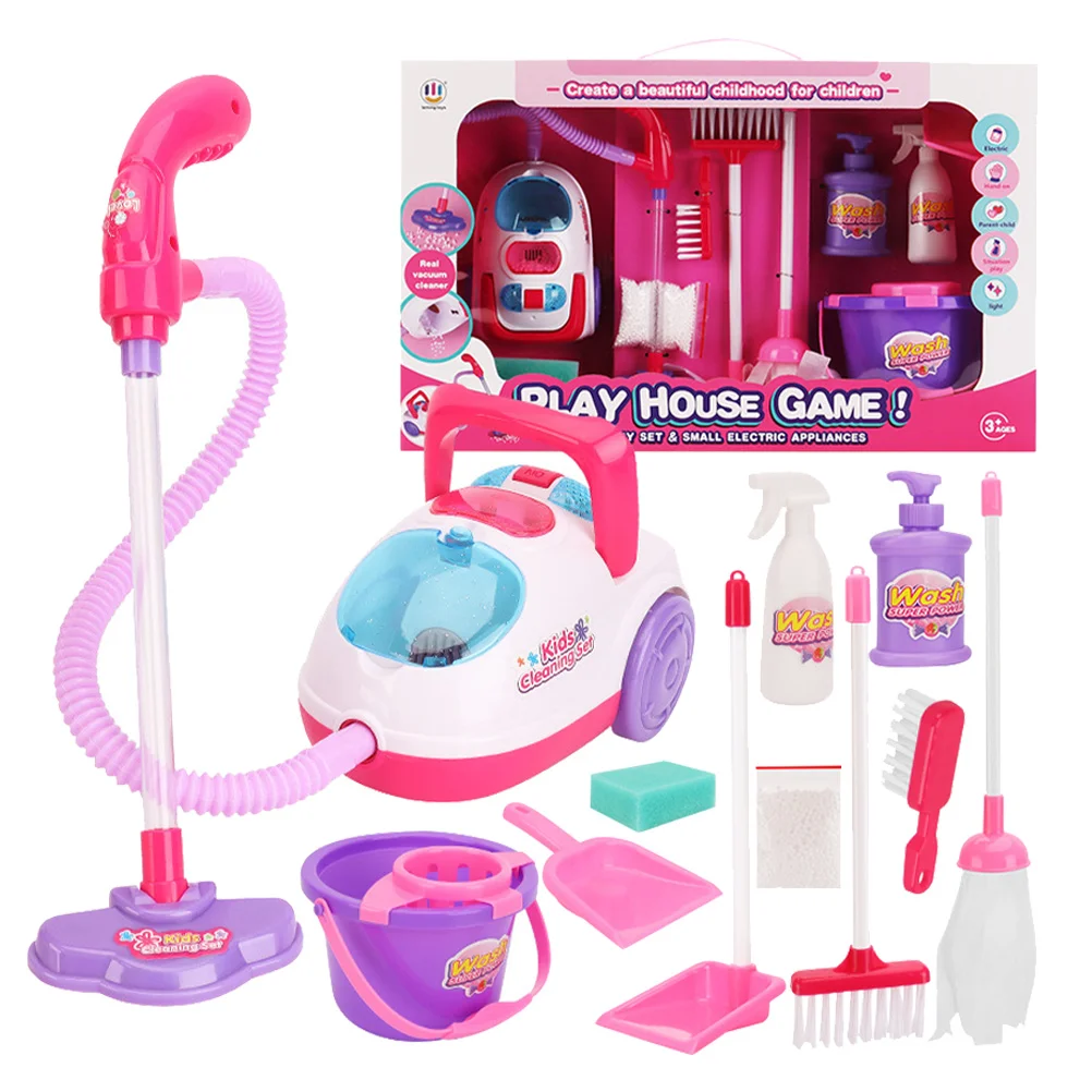 

Suite Simulation Vacuum Cleaner Cleaning Tool Child Plastic Kids Role