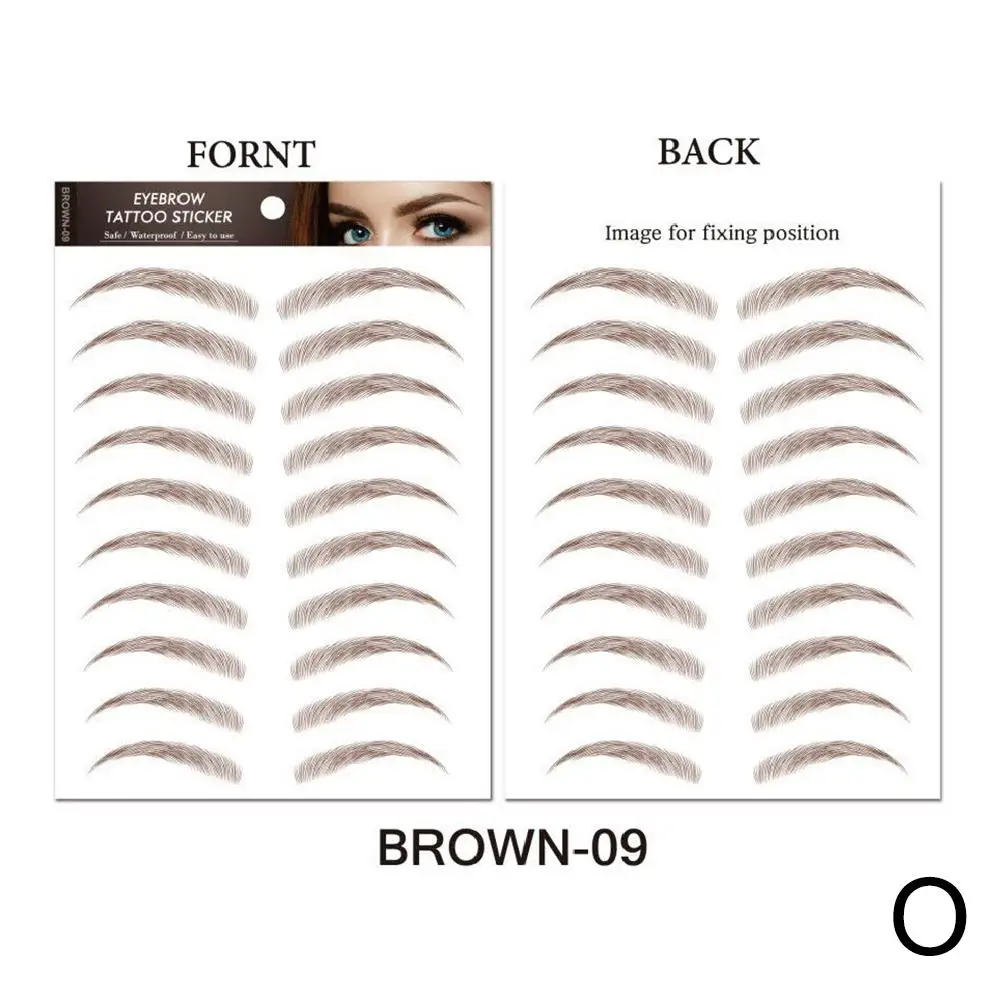 6D Hair Like Eyebrows Stickers for Authentic Look