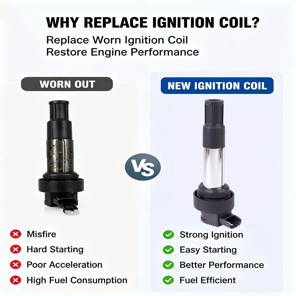Engine Ignition Coil For BMW K1600GT K1600GTL K1600B K1600 Bagger Grand America K48 K61 2010-2023 Motorcycle Parts 12137722679 view 4