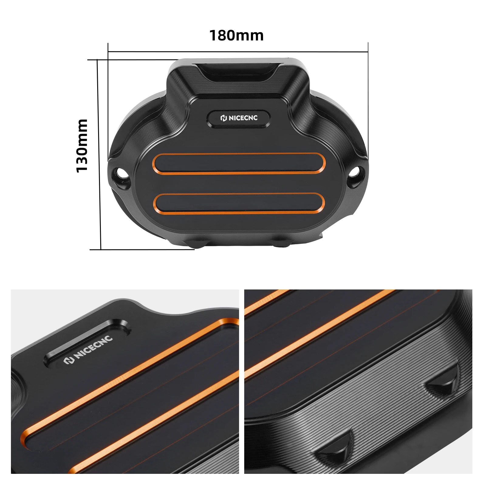 For Harley Road King FLHR 2017-2020 Transmission Side Cover Street Glide	FLHX FLHXS Road Glide FLTRX Electra Glide Ultra Limited