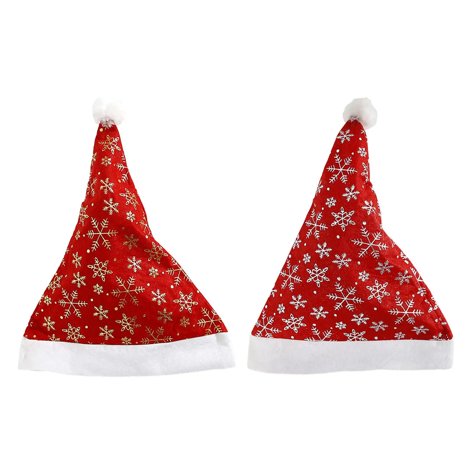 Снежинка-Санта-Клауса-Рождественская-шапка-Декоративный-мягкий-рождественский-костюм-Головной-убор