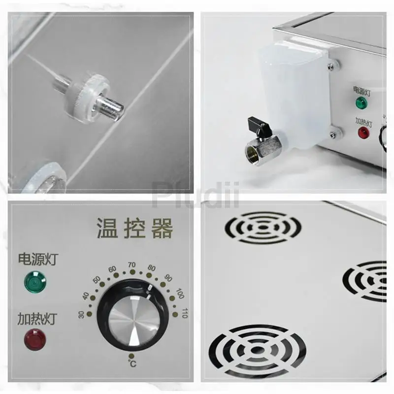 الفولاذ المقاوم للصدأ آلة كعكة البخار الكهربائية على البخار الأسماك اللحوم ديم سوم سطح المكتب باخرة عدم وجود المياه إنذار مكافحة حرق الجافة باخرة