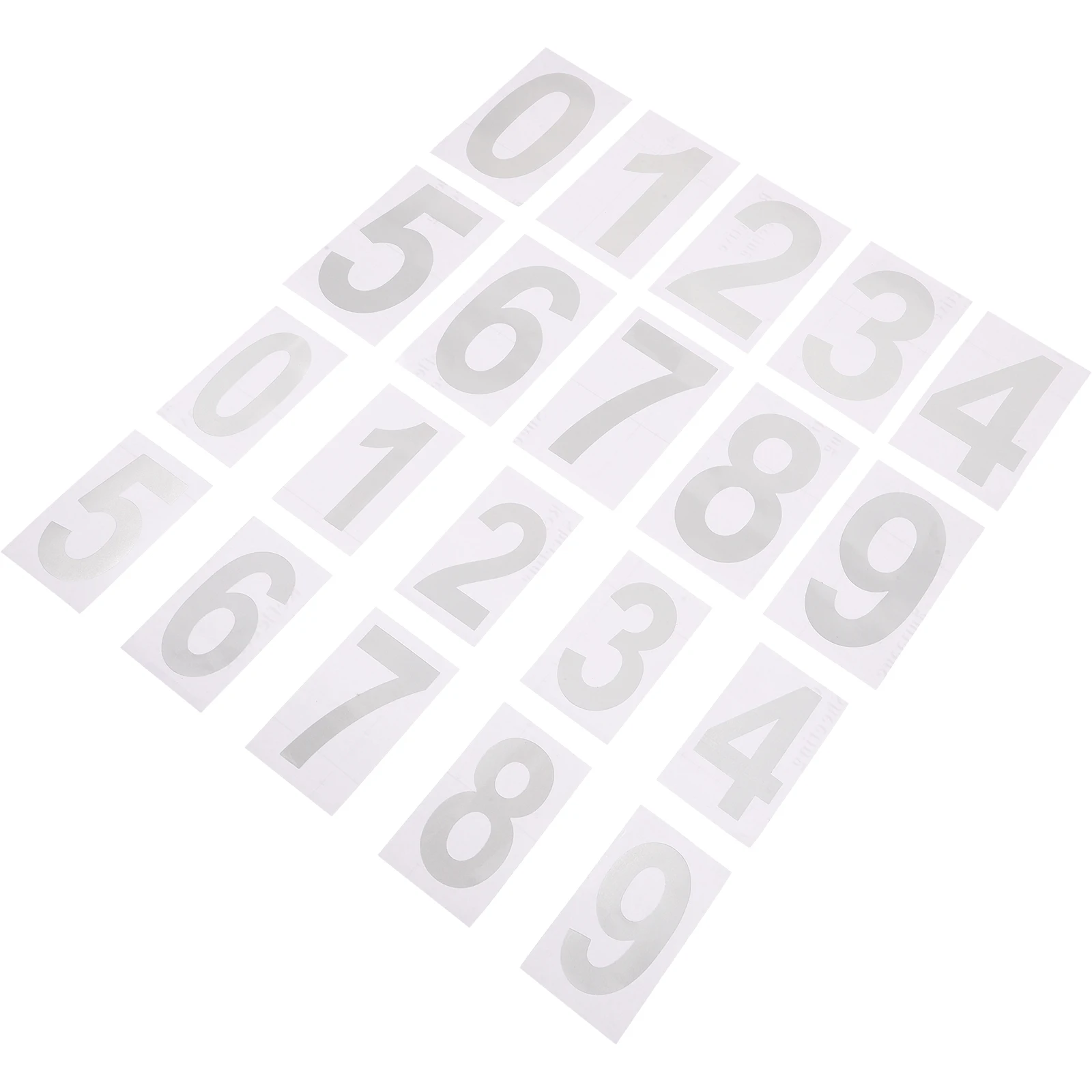 

2 Sets Mailbox Numbers White 3 Inch 4 Inch Waterproof PVC Stickers Self Adhesive Number Decals Durable Outdoor