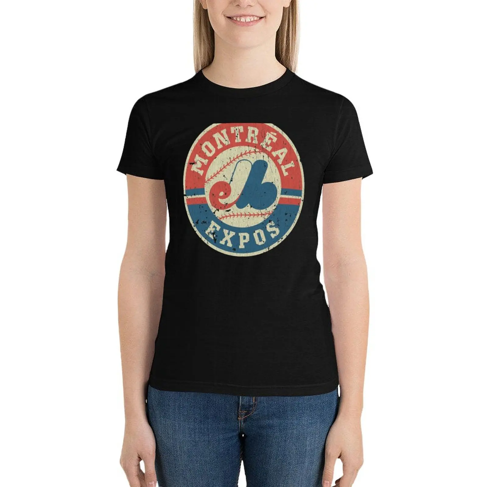 Montreal Expos 1969 T-Shirt plus size tops kawaii clothes aesthetic clothes Aesthetic clothing Women's tee shirt