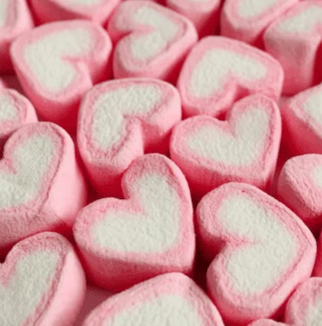 Nubes guminola hearts top candy 125 units