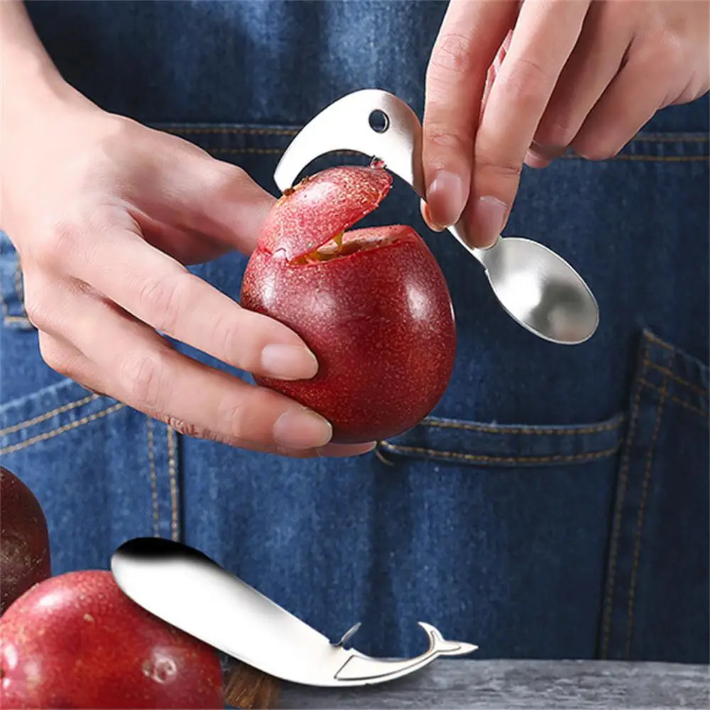 1/5PCS Kitchen Gadgets Kitchen Accessories Portable Stainless Steel Opener Fruit Sheller Corrosion-resistant Small Size