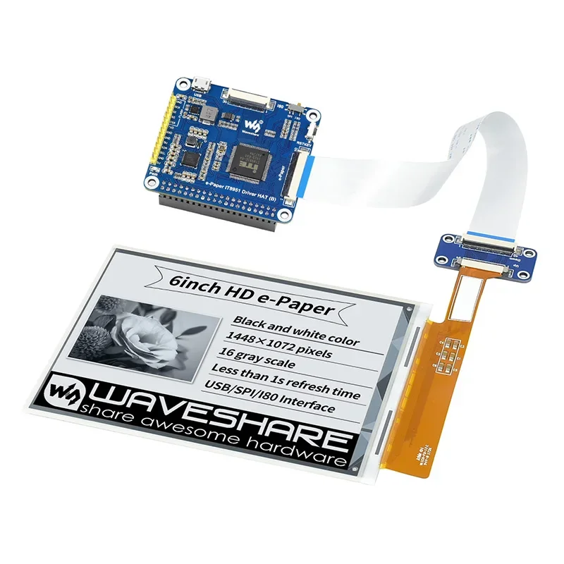 Ink Screen Driver Board 6-inch High-definition E-INK E-Paper Electronic Paper Electronic Tags Can Be Brushed