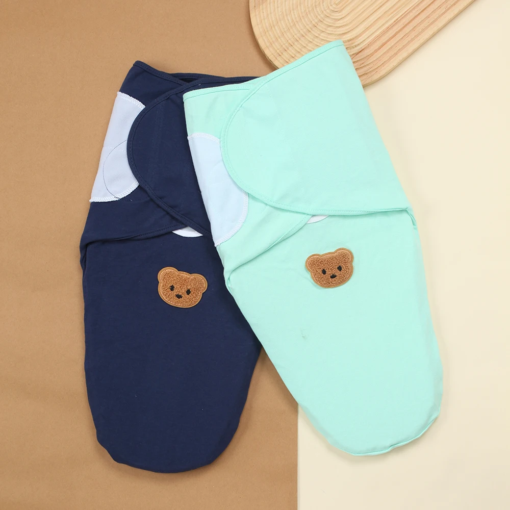 

2 Pack Newborn Baby Blankets, Baby Swaddle, Spring and Summer Swaddle, Solid Infant Boy Blanket, Suitable for 0-3 Months