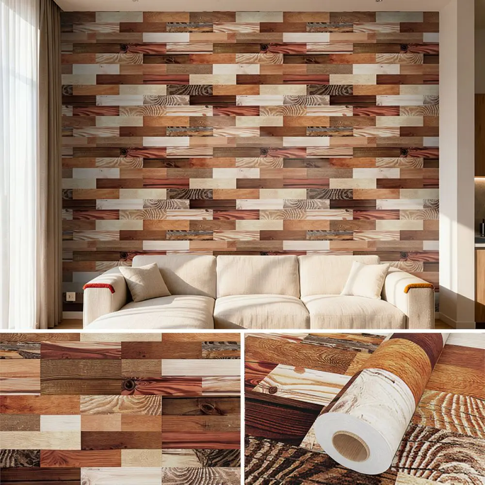 Decorative Wall Covering Self Adhesive Brick Design For Interior Renovation PVC Material Bedroom Living Room Home Background