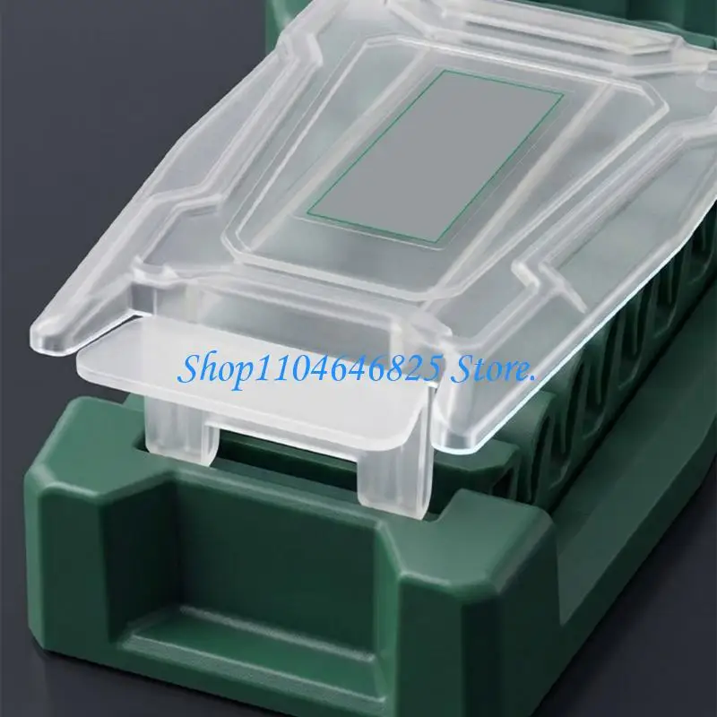 Plastic Wrench Holder Storage Rack With Labeled Slots For Secure And Efficient Tool Management Garage Organization Tool