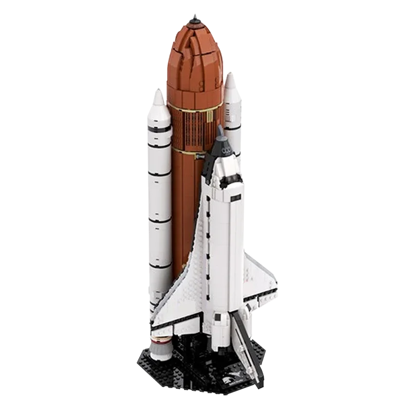 MOC Space Shuttles Expedition Shuttle Building Blocks Space Shuttle Transportation Vehicle Base Bricks Model Toys for Kids Gifts