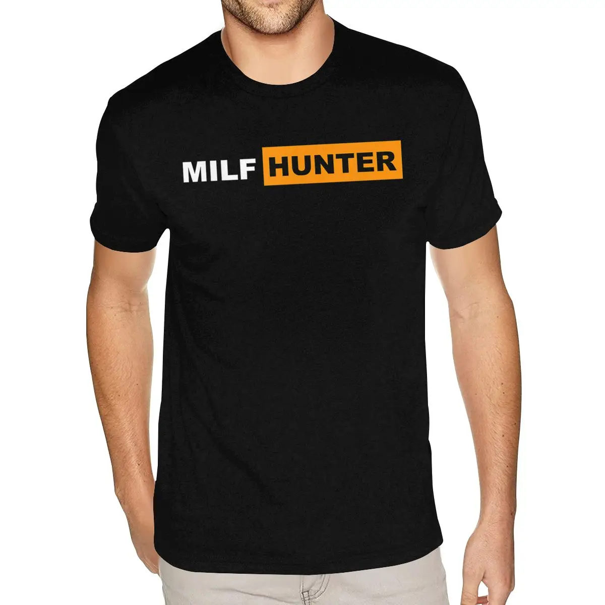 

Milf Hunter I Love Milfs Milf'S Hot Mom Hunter Lover Gift Tees Shirt Young Boy Good Quality Shirts Men Short Sleeved Tees