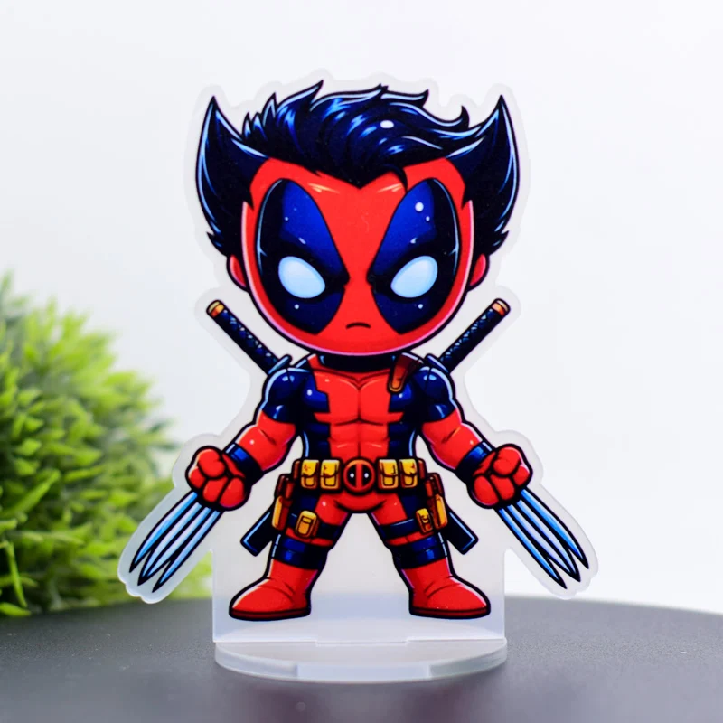 10CM Super Hero Acrylic Stand 5 Styles Keyring Desk Decor Lovers Gift