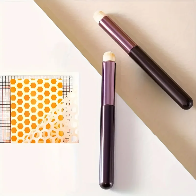 4 pieces of concealer lipstick makeup brush mini paper holder can easily ink on paper cards DIY scrapbook craft hand tools