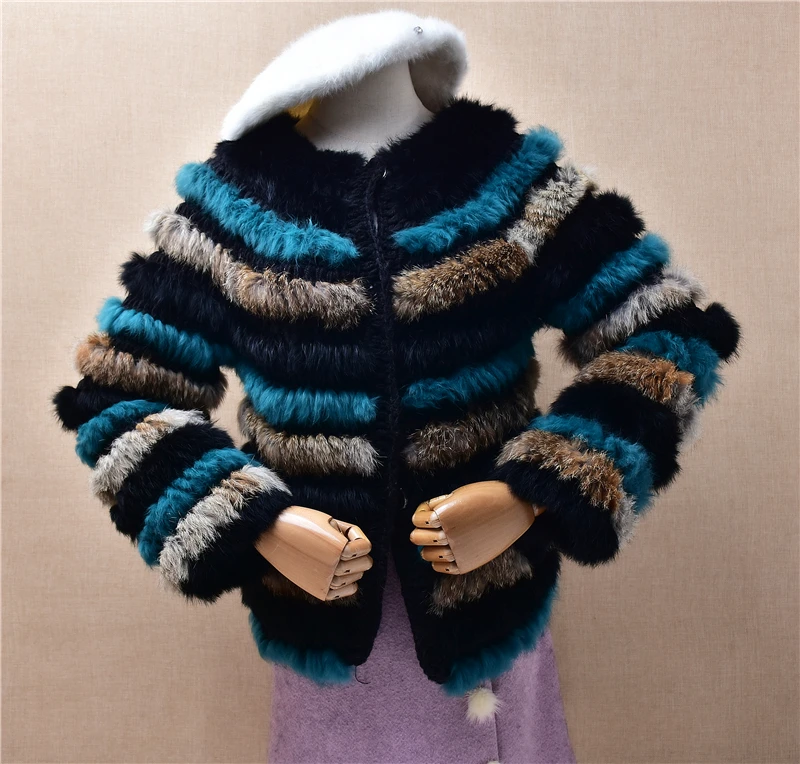 

Ladies Women Autumn Winter Thick Warm Rex Rabbit Hair Knitted Long Sleeves Crop Top Slim Cardigans Sweater Jacket Pull Tops