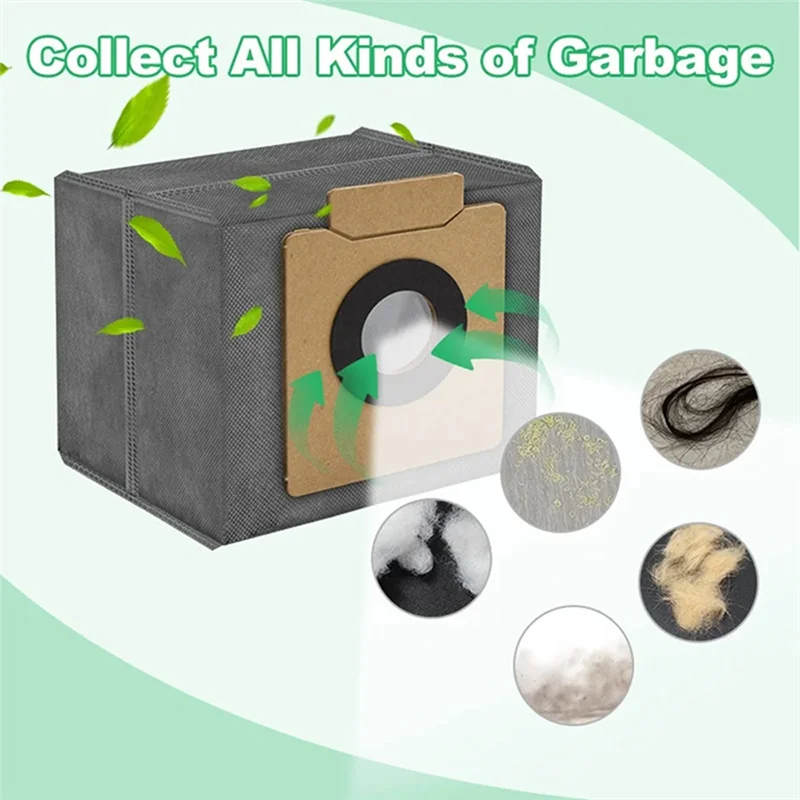 Sacchetti per la polvere per Eufy Clean X8 Pro SES/ X10 Pro Omni Station Robot Aspirapolvere Accessori di ricambio-CLIM