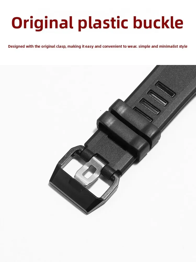 مناسبة لحزام ساعة السيليكون G-SHOCK Casio الأسود GBA-900-1A/GBA-900CB