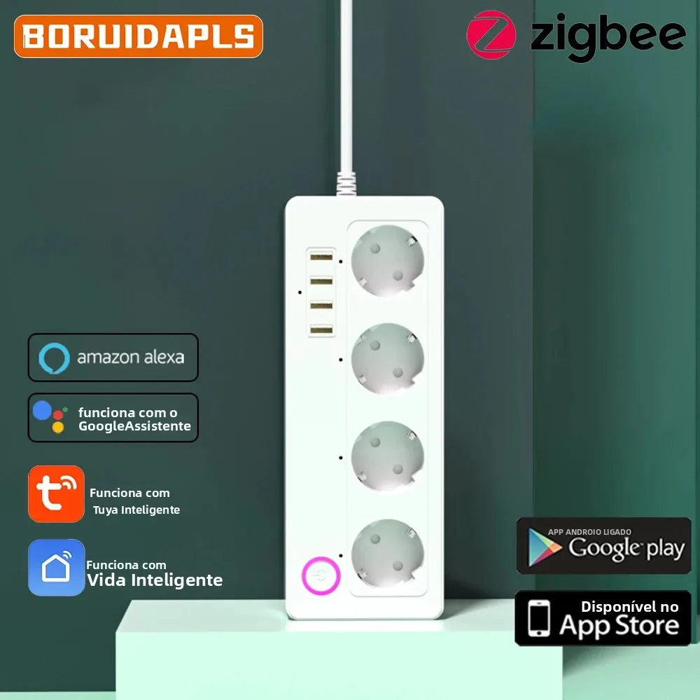 boruidapls-eu-kr-zigbee-smart-power-strip-google-alexa-socket-timer-voice-remote-independent-control-4ac-4usb-multi-port-outlet