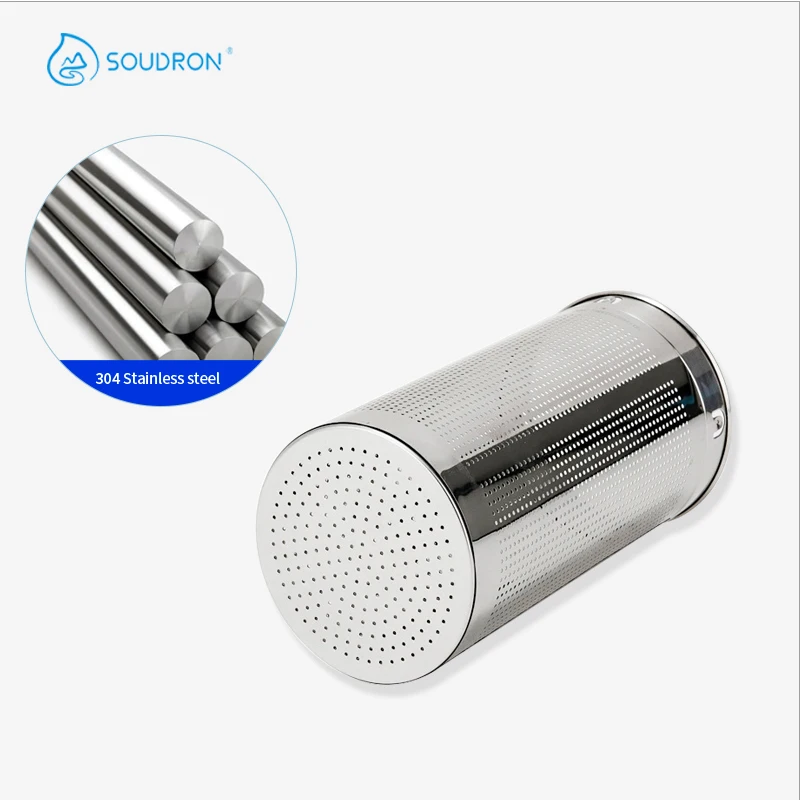 Filtro de água potável, acessórios de cobertura interna de copo, malha de filtro alcalina