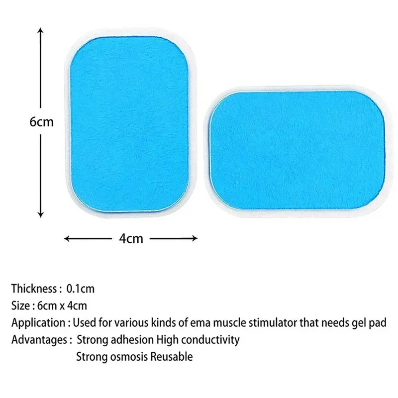 10-120pcs Abdominal Muscle Hip Paste gel Tablets Hydrogel Conductive Electrode Tablets Hip Gel Paste Patch