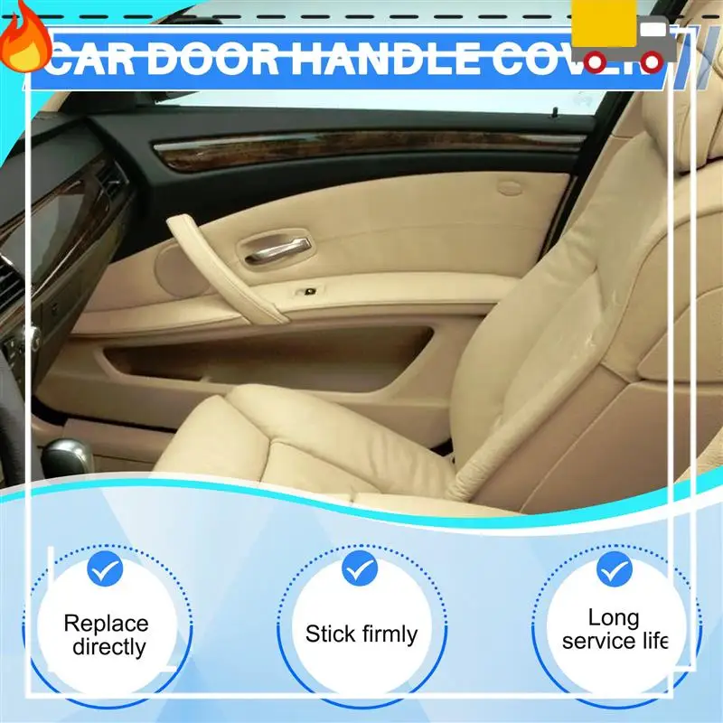 

Car Front Inner Door Handle Cover 51416959333 For BMW E60 E61 2004-2006 Inner Pull Handle Outside Cover