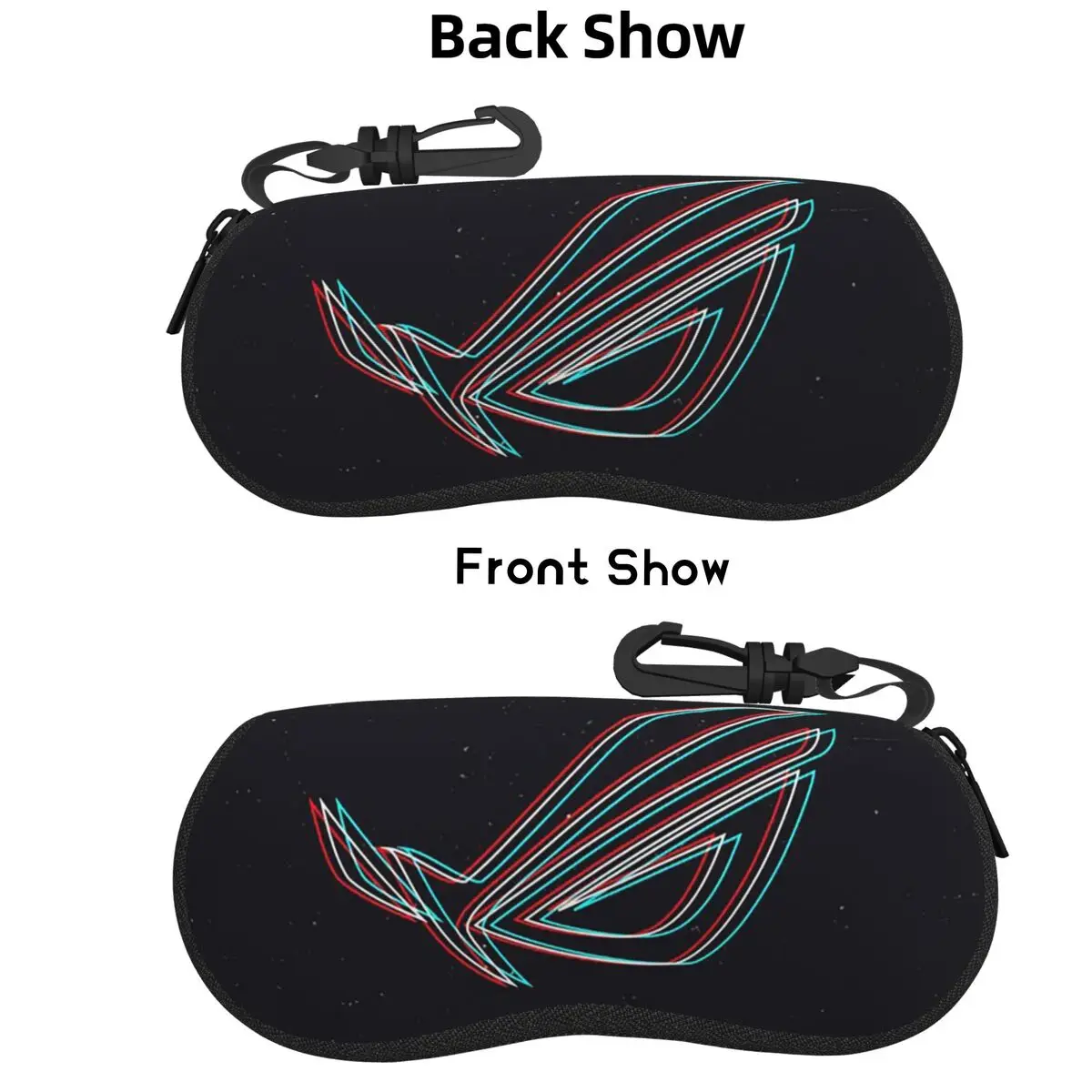 

Чехол для очков Asus Rog Shell, защитная коробка для солнцезащитных очков, женская и мужская мягкая сумка для очков