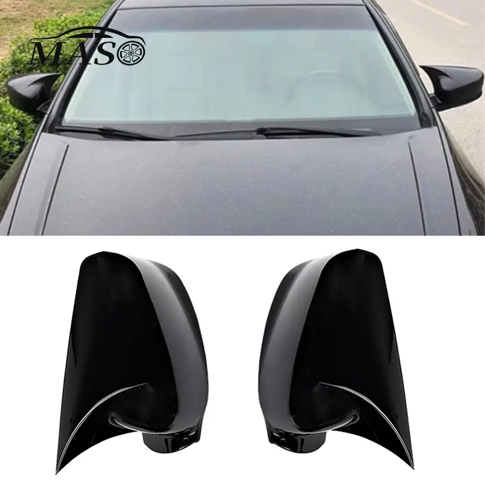 

1 pair Side Rearview Mirror Cap Wing Mirror Cover Glossy Black for Honda Accord 9th 2013 2014 2015 2016 2017