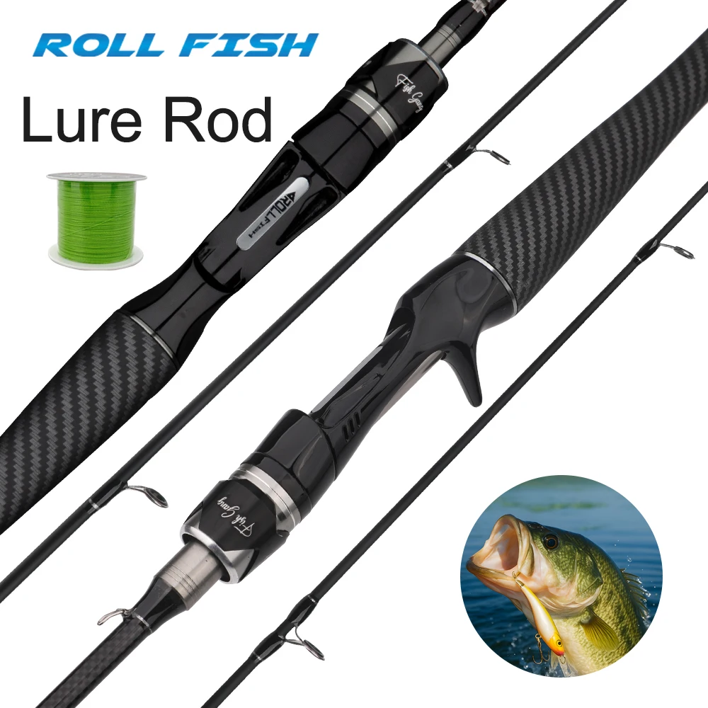 rollfish-海水-淡水ルアー釣竿-ファーストアクション-軽量-高バスパーチ鯉-100-メートル釣り糸